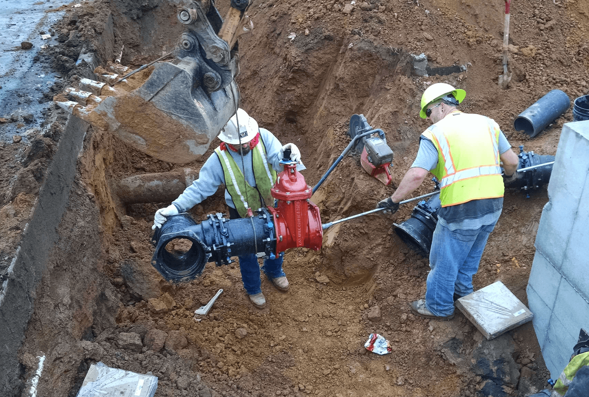Utility Installation - Commercial Concrete Contractors Euless TX